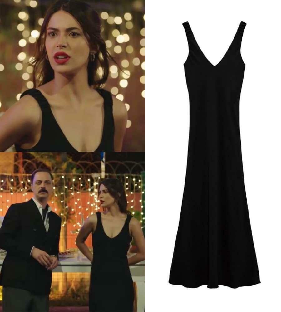 سعر الفستان الأسود من زارا