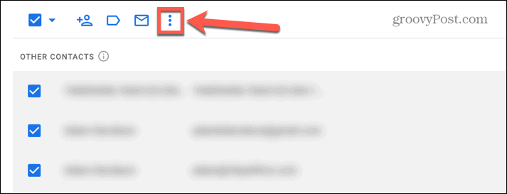 رمز gmail ثلاث نقاط