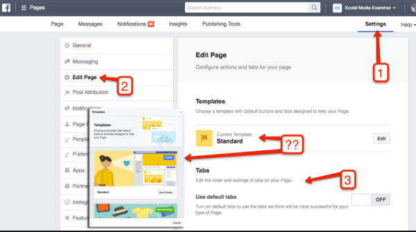 إليك كيفية تغيير تخطيط صفحتك على Facebook باستخدام Business Manager.