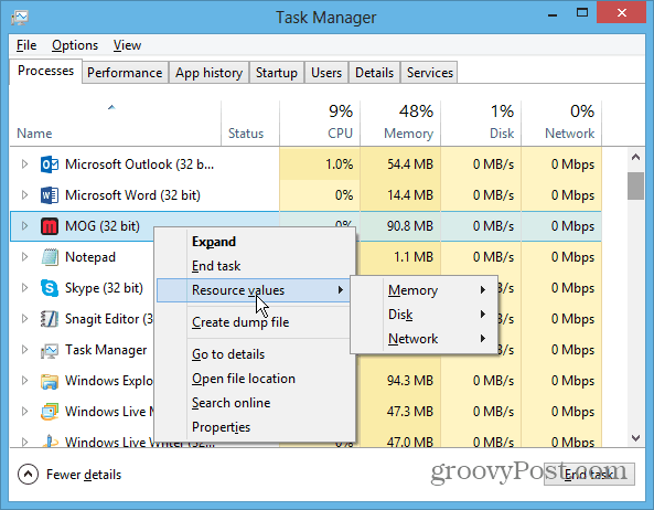 احصل على ميزات إدارة مهام Windows 8 في Windows 7