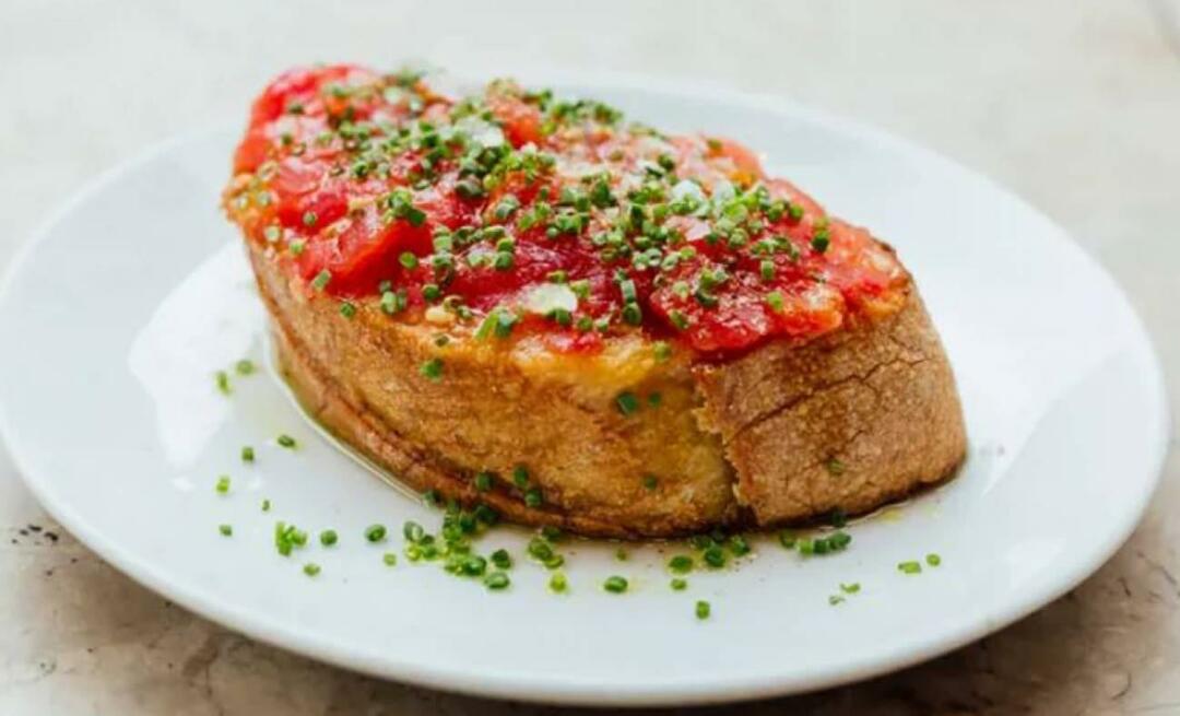 الوصفة التي لا غنى عنها للمطبخ الاسباني! كيفية صنع عموم كون تومات؟ وصفة خبز الطماطم