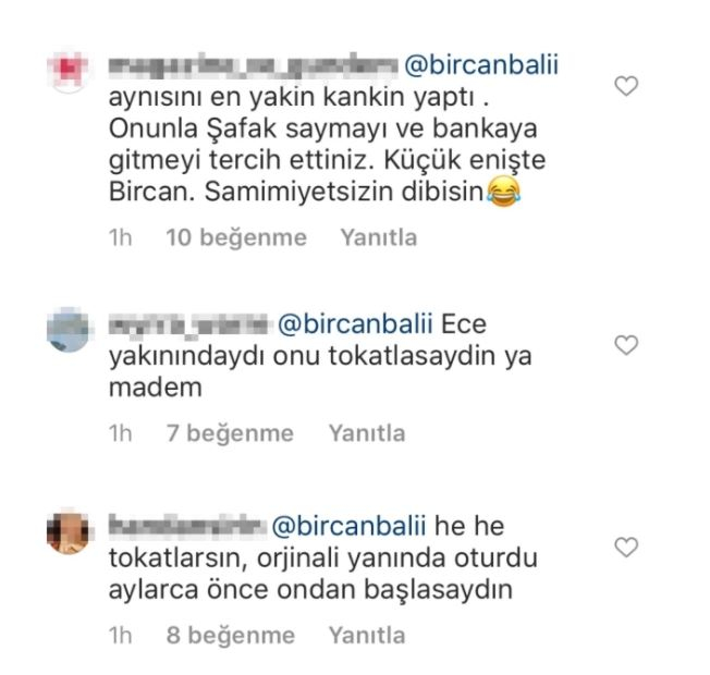 كان هناك رد فعل على تعليق بيركان بالي على "غير مخلص"!
