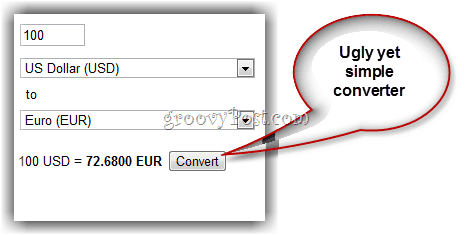 أداة Google Currency Currency Converter