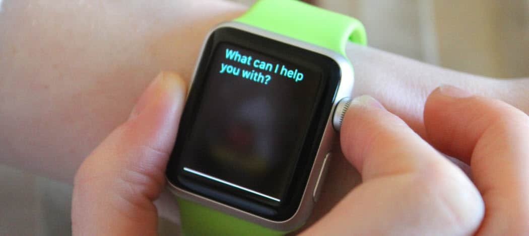كيفية استخدام Siri للبحث على Apple Watch