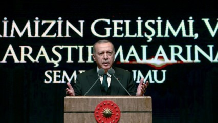 كلمات جديرة بالثناء من الرئيس أردوغان إلى Diriliş Ertuğrul