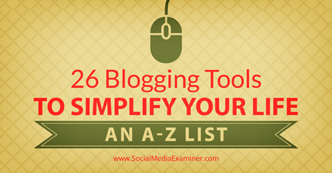 26 أداة للتدوين