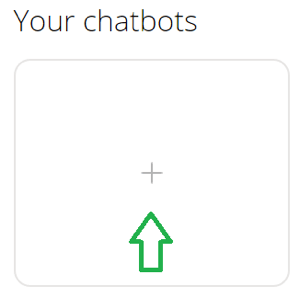ابدأ برنامج chatbot جديدًا على Chatfuel.