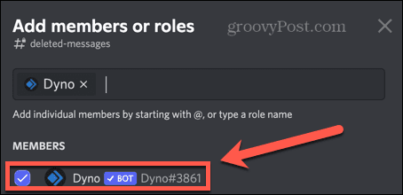 إضافة dynobot في الخلاف