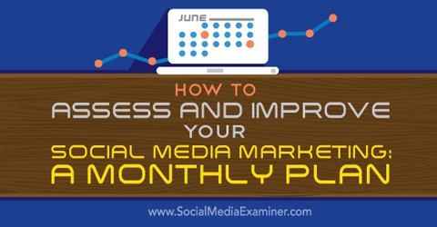 خطة شهرية لتقييم التسويق عبر وسائل التواصل الاجتماعي