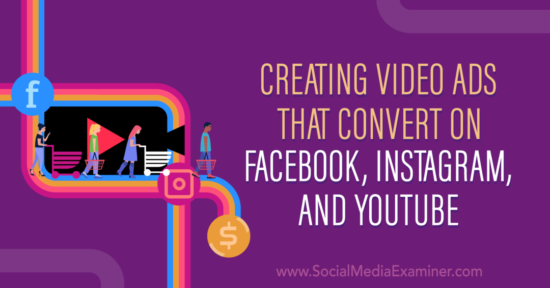 إنشاء إعلانات فيديو يتم تحويلها على Facebook و Instagram و YouTube والتي تعرض رؤى من Matt Johnston على Podcast التسويق عبر وسائل التواصل الاجتماعي.