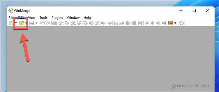 نوافذ 11 winmerge مفتوحة