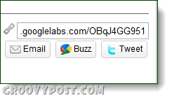 googlelabs زر مشاركة عنوان url