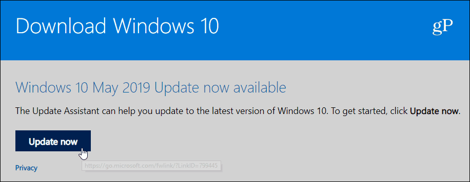 تحديث Windows 10 1903 May 2019 Update