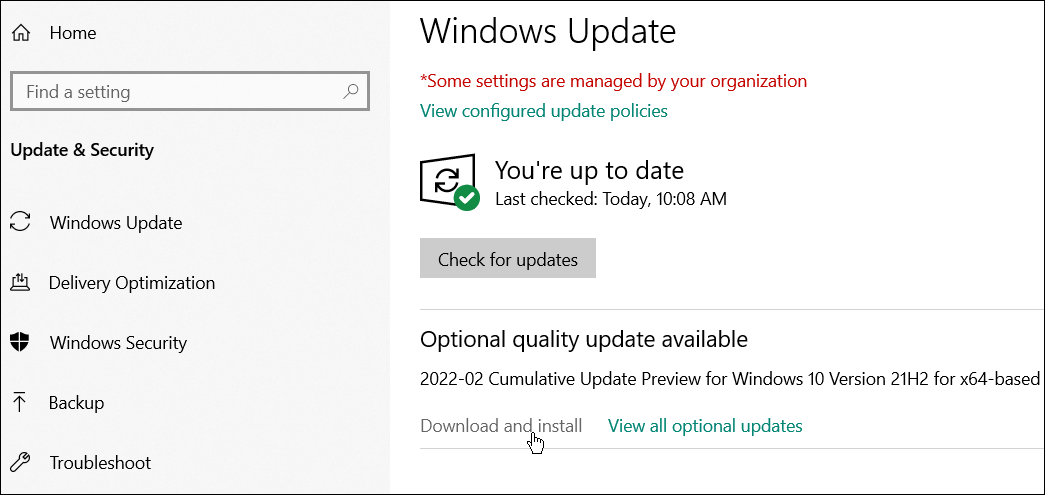 تحديث windows يظهر شريط مهام windows في وضع ملء الشاشة