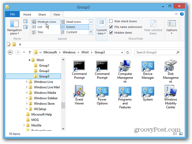 كيفية تحرير قائمة مستخدم Windows 8 Power