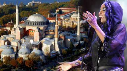 دعم المغنية الأمريكية ديلا مايلز لفتح آيا صوفيا للعبادة