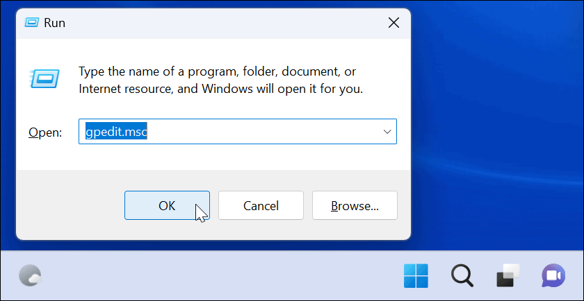 gpedit يمنع المستخدمين من الإعدادات في Windows 11