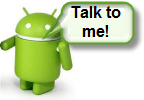 تحدث إلى android لكتابة وإرسال الرسائل