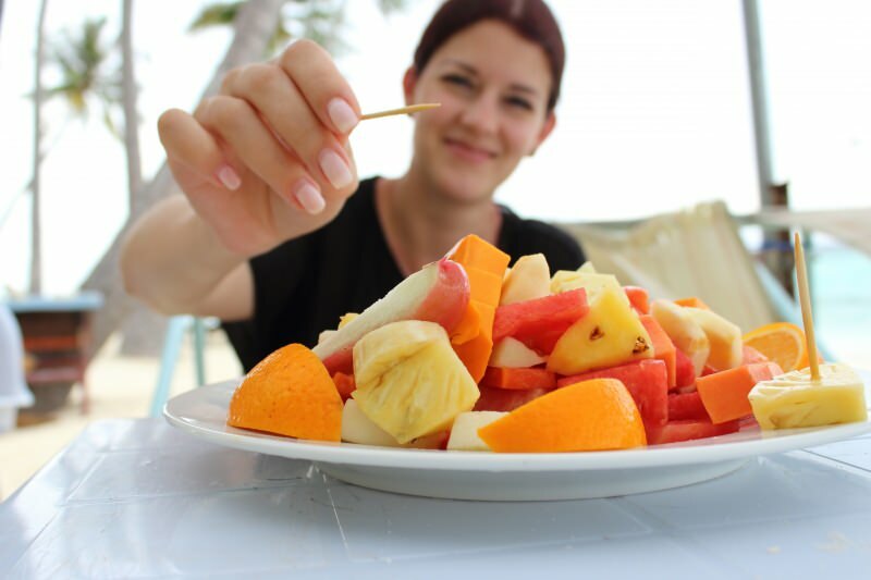 استهلاك الفاكهة في النظام الغذائي