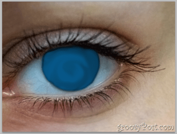أدوبي فوتوشوب أساسيات - لون لطخة العين البشرية