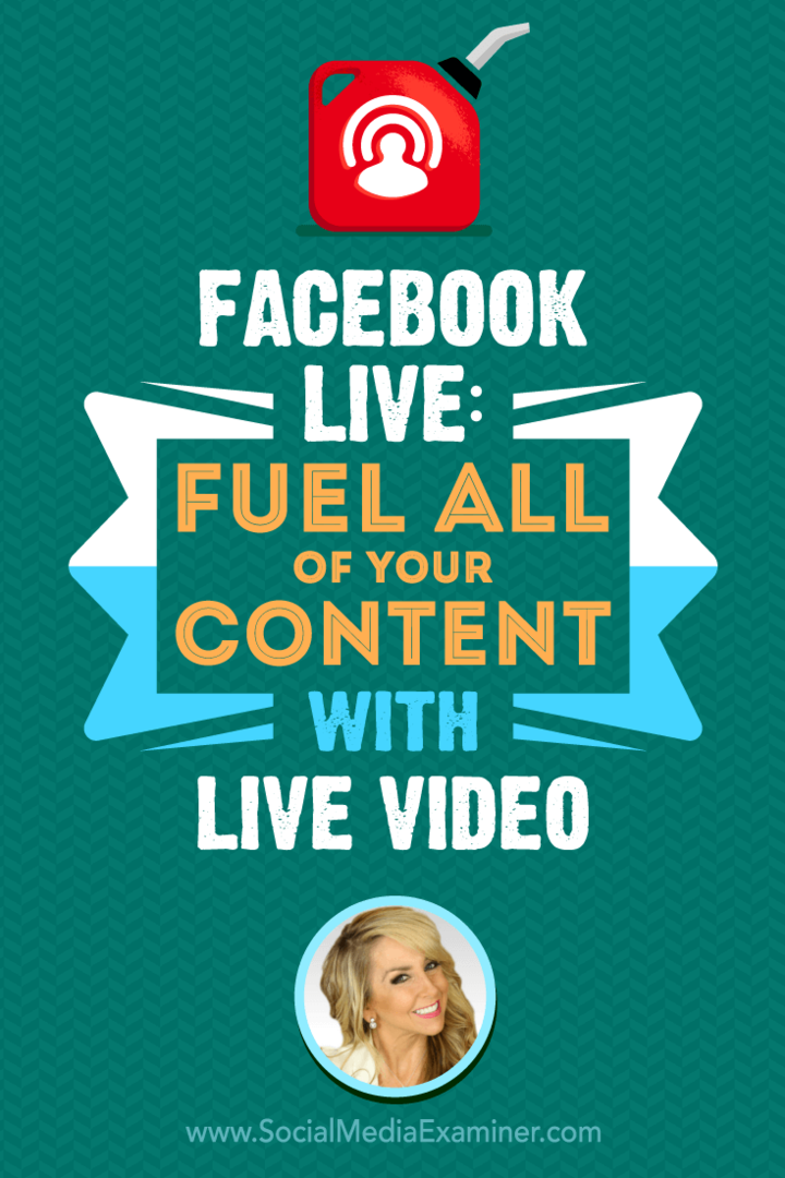 Facebook Live: قم بتزويد كل المحتوى الخاص بك بالفيديو المباشر: ممتحن الوسائط الاجتماعية