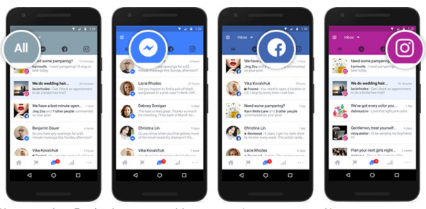 أتاح Facebook للشركات ربط حساباتها على Facebook و Messenger و Instagram في صندوق بريد واحد حتى يتمكنوا من إدارة الاتصالات في مكان واحد.