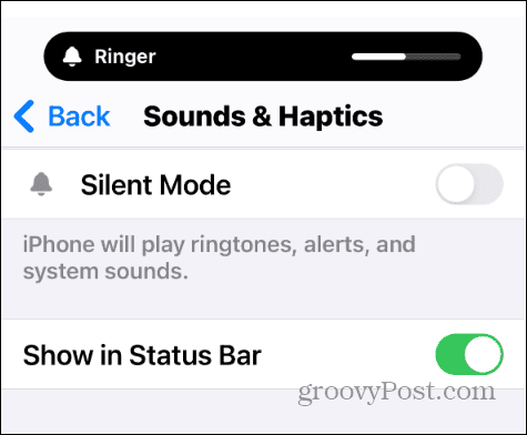تغيير مستوى صوت المنبه على iPhone