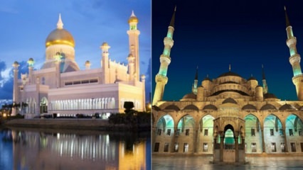 يمكن رؤية المساجد في العالم