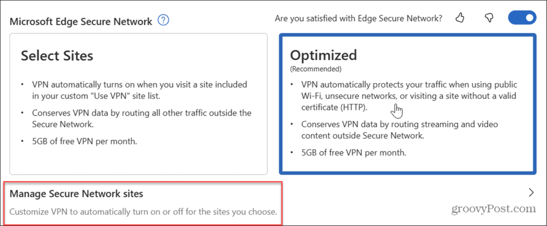 استخدم Microsoft Edge VPN