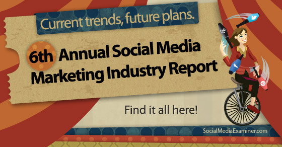 2014 تقرير صناعة التسويق عبر وسائل التواصل الاجتماعي: ممتحن وسائل التواصل الاجتماعي