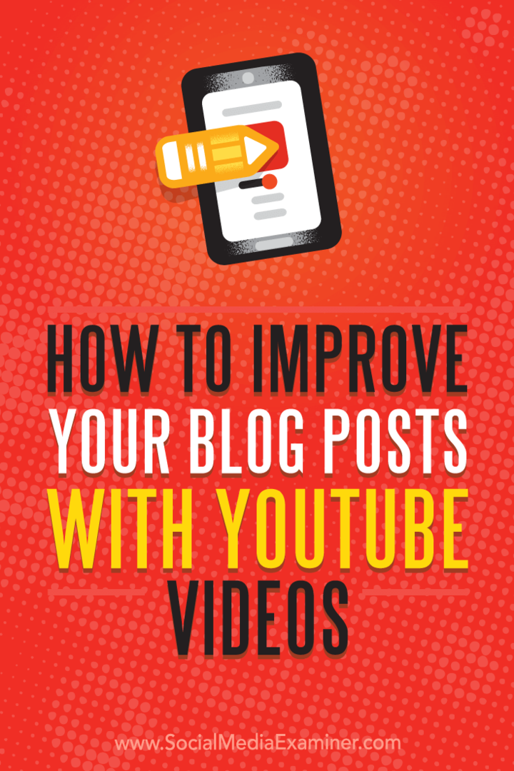 كيفية تحسين منشورات مدونتك باستخدام مقاطع فيديو YouTube: ممتحن الوسائط الاجتماعية