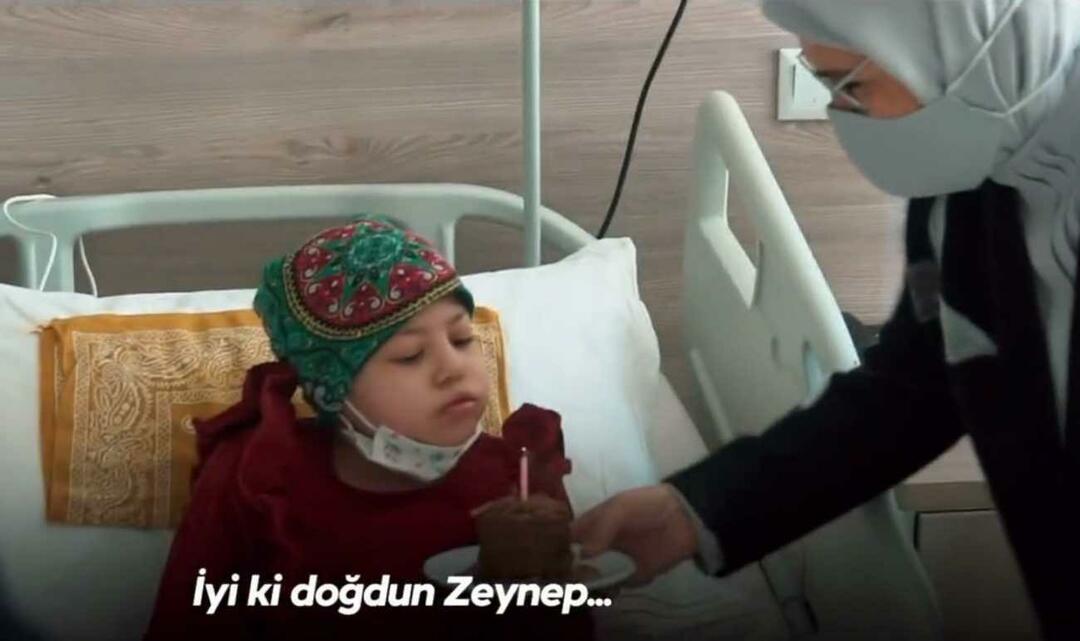 زارت أمينة أردوغان الأطفال المصابين بالسرطان