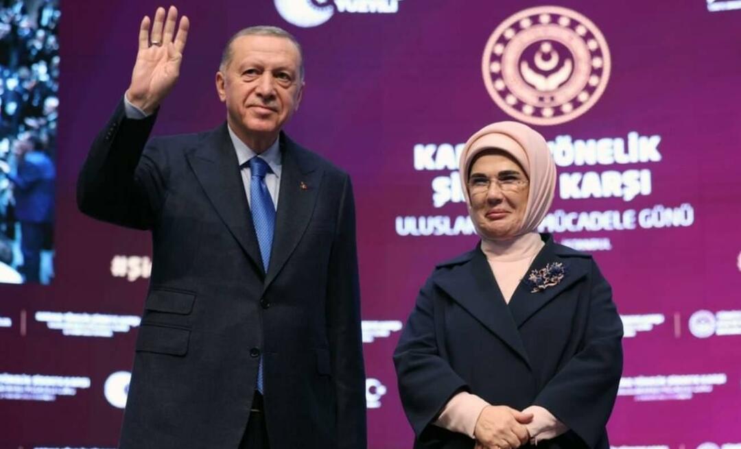 رسالة خاصة للسيدة الأولى أردوغان بمناسبة اليوم العالمي للقضاء على العنف ضد المرأة!