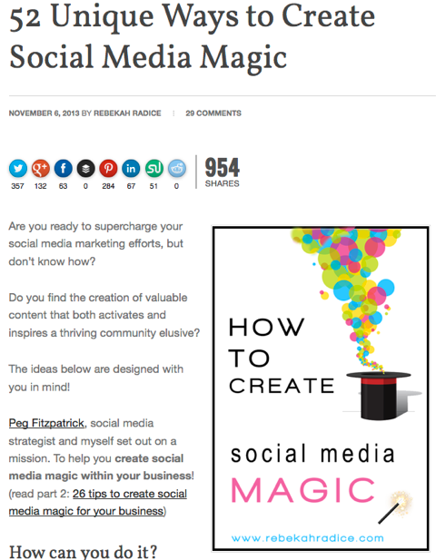 52 طريقة فريدة لخلق سحر وسائل التواصل الاجتماعي
