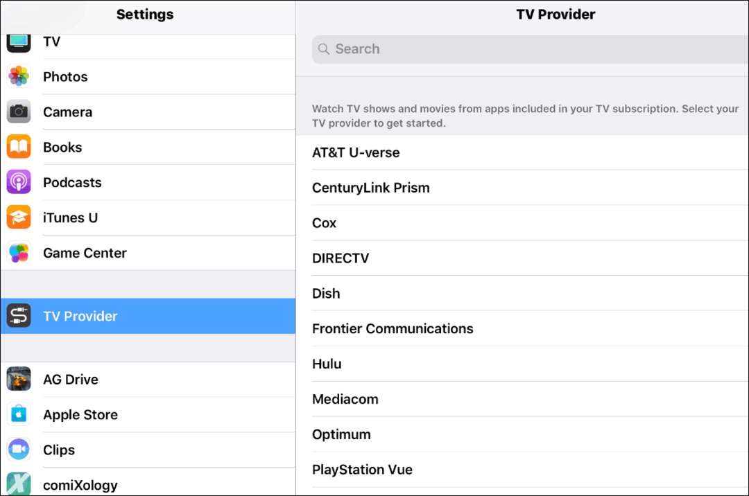 ما هو موفر التلفزيون على iOS وكيف يمكنني استخدامه؟