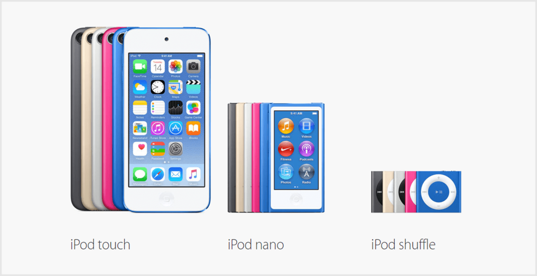 تم الإعلان عن تشكيلة Apple iPod الجديدة اليوم