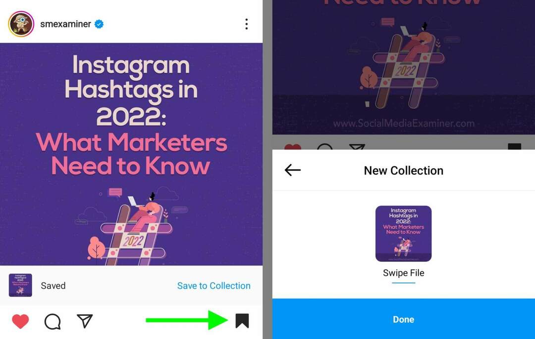 how-to-save-content-organic-instagram-image-posts-swipe-file-مثال