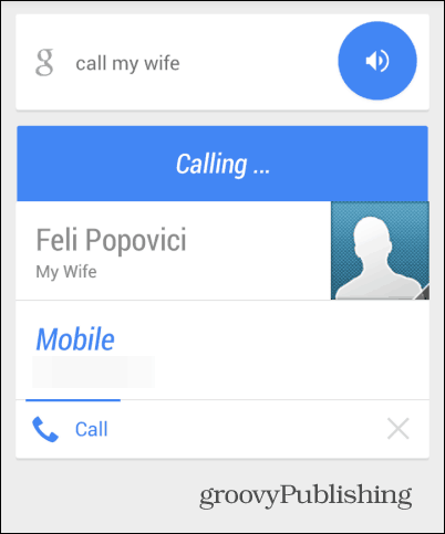 اتصل بأمي جوجل الآن اتصل بالزوجة