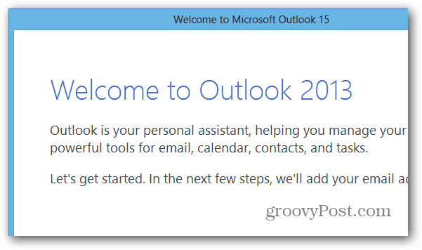 Outlook في Office 2013