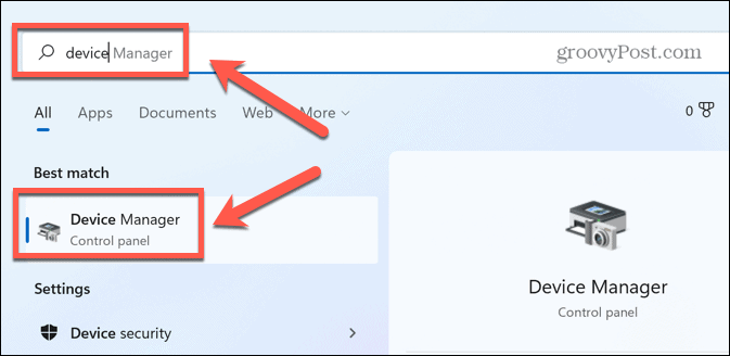 مدير جهاز windows