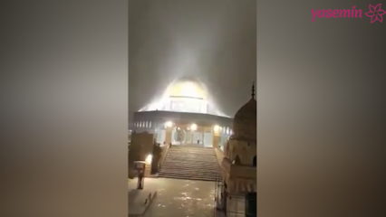 دهش تساقط الثلوج في القدس