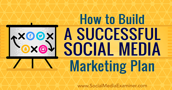 تعلم كيفية بناء خطة تسويق عبر وسائل التواصل الاجتماعي لعملك.
