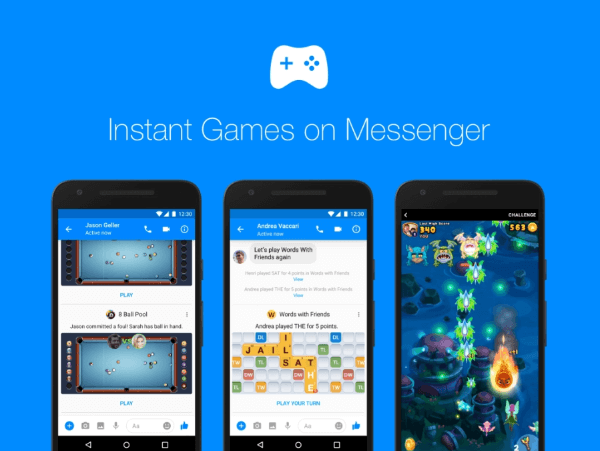 يطرح Facebook ألعابًا فورية على Messenger على نطاق أوسع ويطلق ميزات لعب غنية جديدة وروبوتات ألعاب ومكافآت.