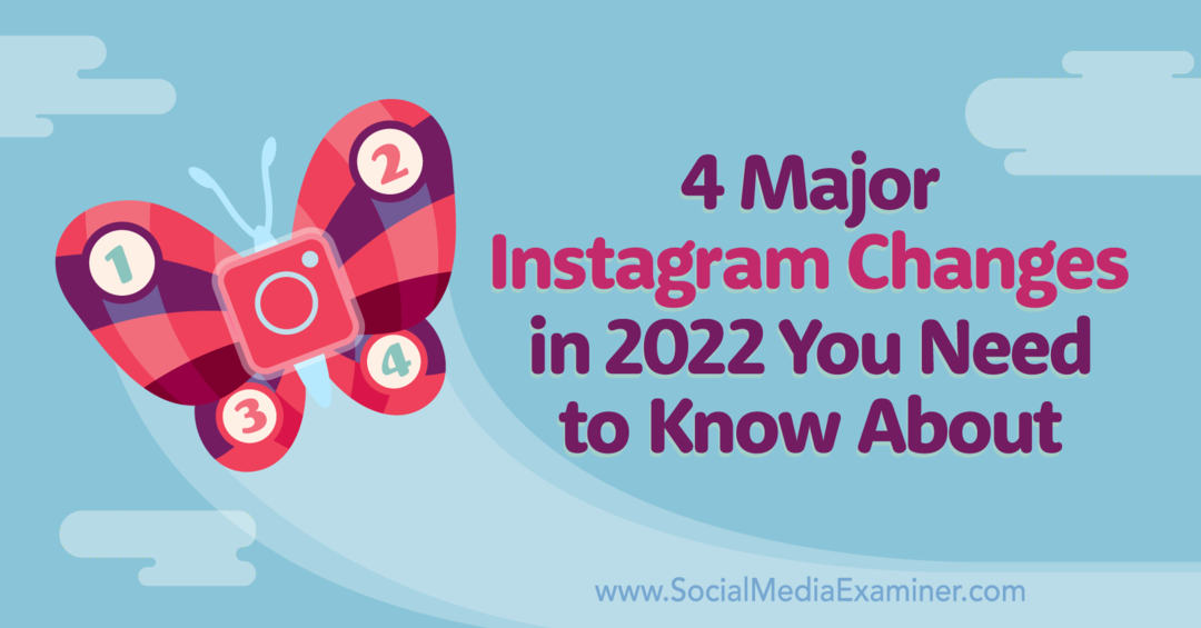 4 تغييرات رئيسية في Instagram في عام 2022 تحتاج إلى معرفتها بواسطة Marly Broudie على أداة فحص وسائل التواصل الاجتماعي.