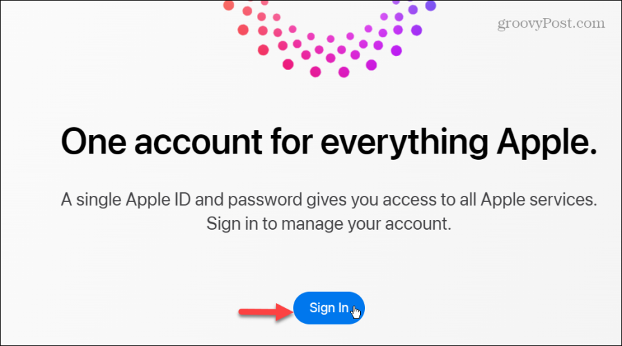 قم بتسجيل الدخول إلى حساب Apple الخاص بك باستخدام مفاتيح المرور 