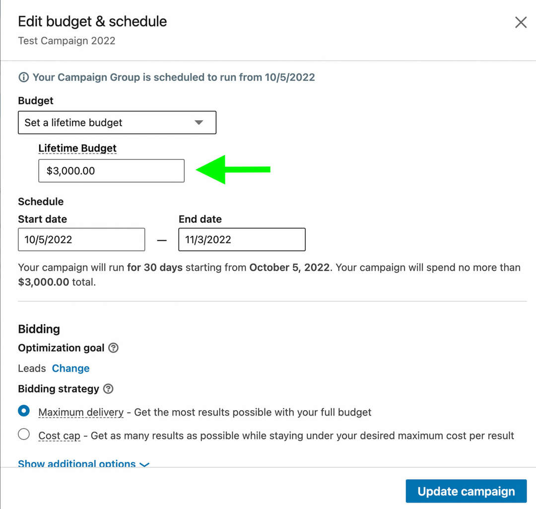 كيفية-زيادة-instagram-Campaign-budget-cost-per-result-lifetime-budget-example-6