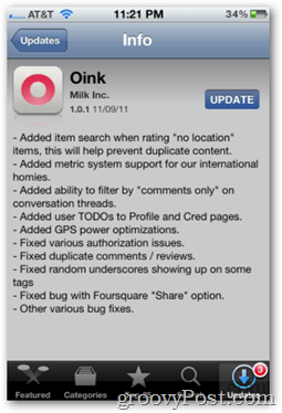 Oink لنظام iOS: طريقة ممتعة وسهلة لتقييم أي شيء