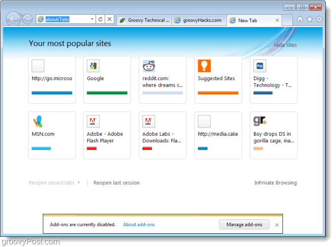 Internet Explorer 9 Beta لقطة شاشة