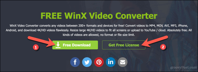 تنزيل WinX Video Converter