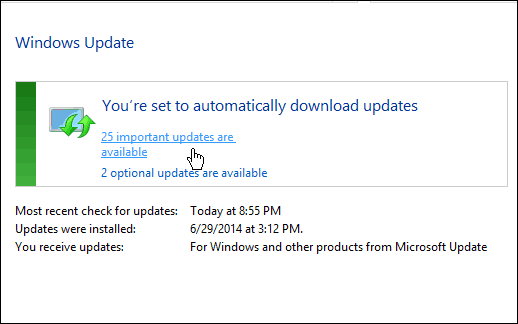 إصلاح Windows Update Hangs أو إبطاء على Windows 7